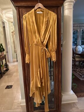 zimmermann gold wrap dress MACloth Mermaid Halter High Neck Lace Jersey Long Prom Dress Ivory Formal Evening Gown Custom Color / Above Knee / US16